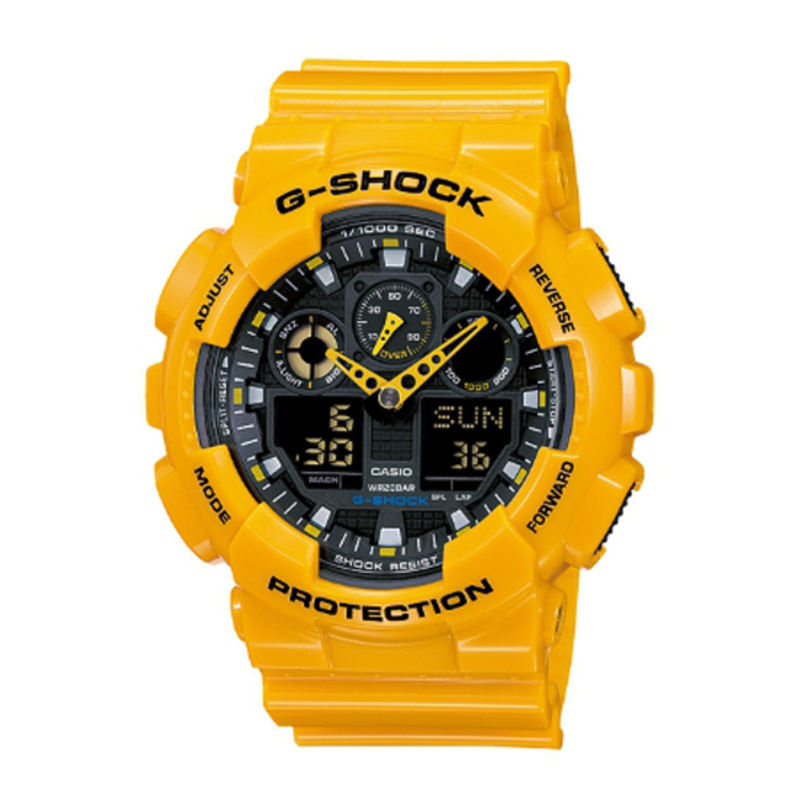 นาฬิกา G-SHOCK Analog-Digital GA-100 Series รุ่น GA-100A-9A
