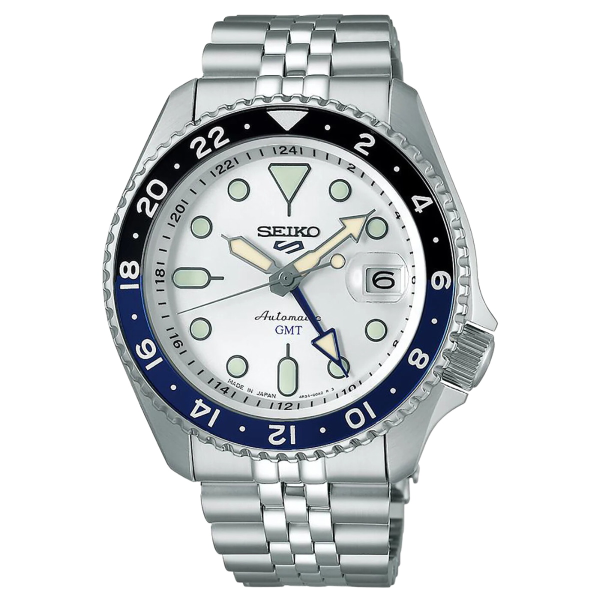 นาฬิกา SEIKO 5 Sports SKX Series GMT Men's Watch รุ่น SSK033 SSK033K SSK033K1 Automatic
