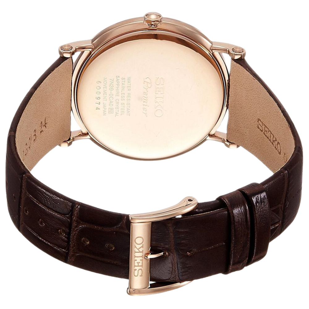 นาฬิกา SEIKO Premier Small Second Hand Men's Watch รุ่น SRK040 SRK040P SRK040P1 Quartz