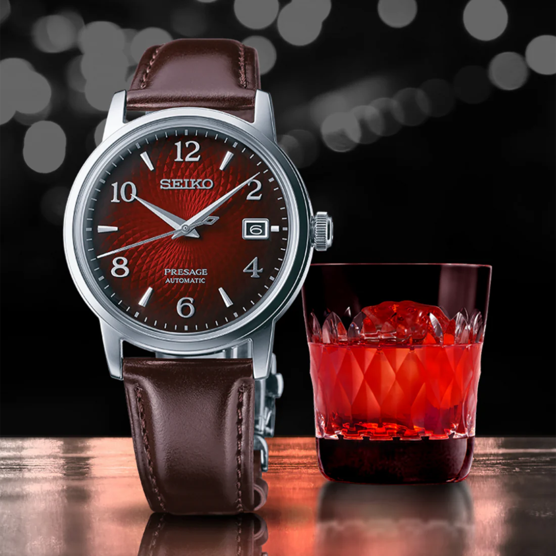 นาฬิกา SEIKO Presage Cocktail Time 'Negroni' Men's Watch รุ่น SRPE41 SRPE41J SRPE41J1 Automatic
