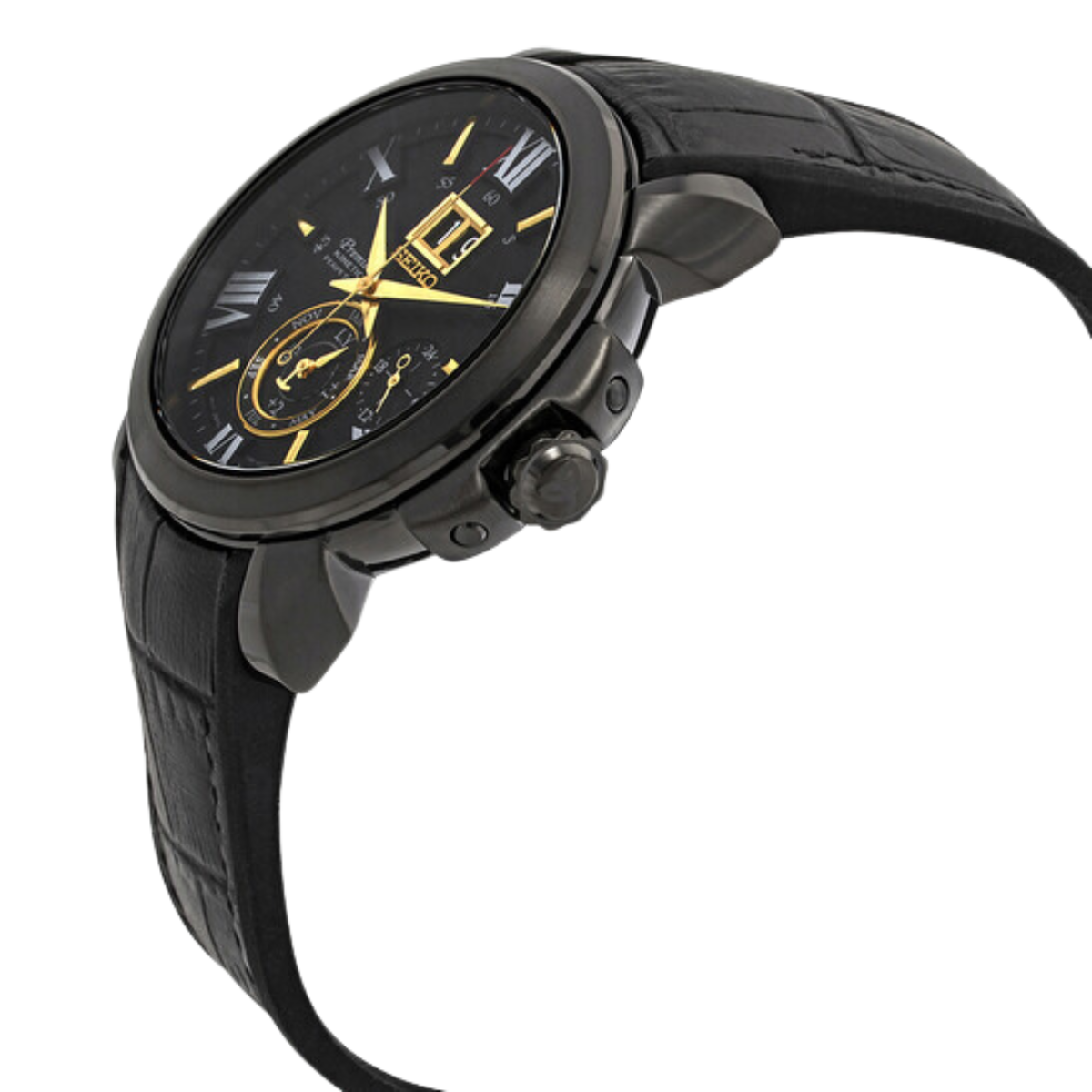 นาฬิกา SEIKO Premier Kinetic Perpetual Calendar Men's Watch รุ่น SNP145 SNP145P SNP145P1