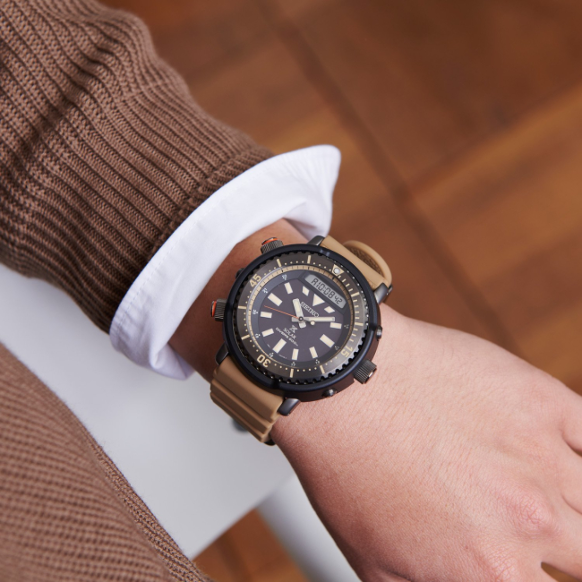 นาฬิกา SEIKO Prospex The 2019 Arnie Men's Watch รุ่น SNJ029 SNJ029P SNJ029P1 Solar