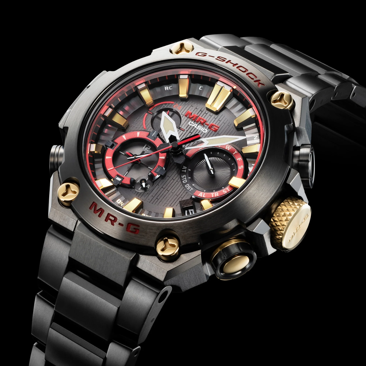 นาฬิกา G-SHOCK ซีรีส์ MR-G 'AKA-ZONAE' รุ่น MRG-G1000B-1A4 Solar