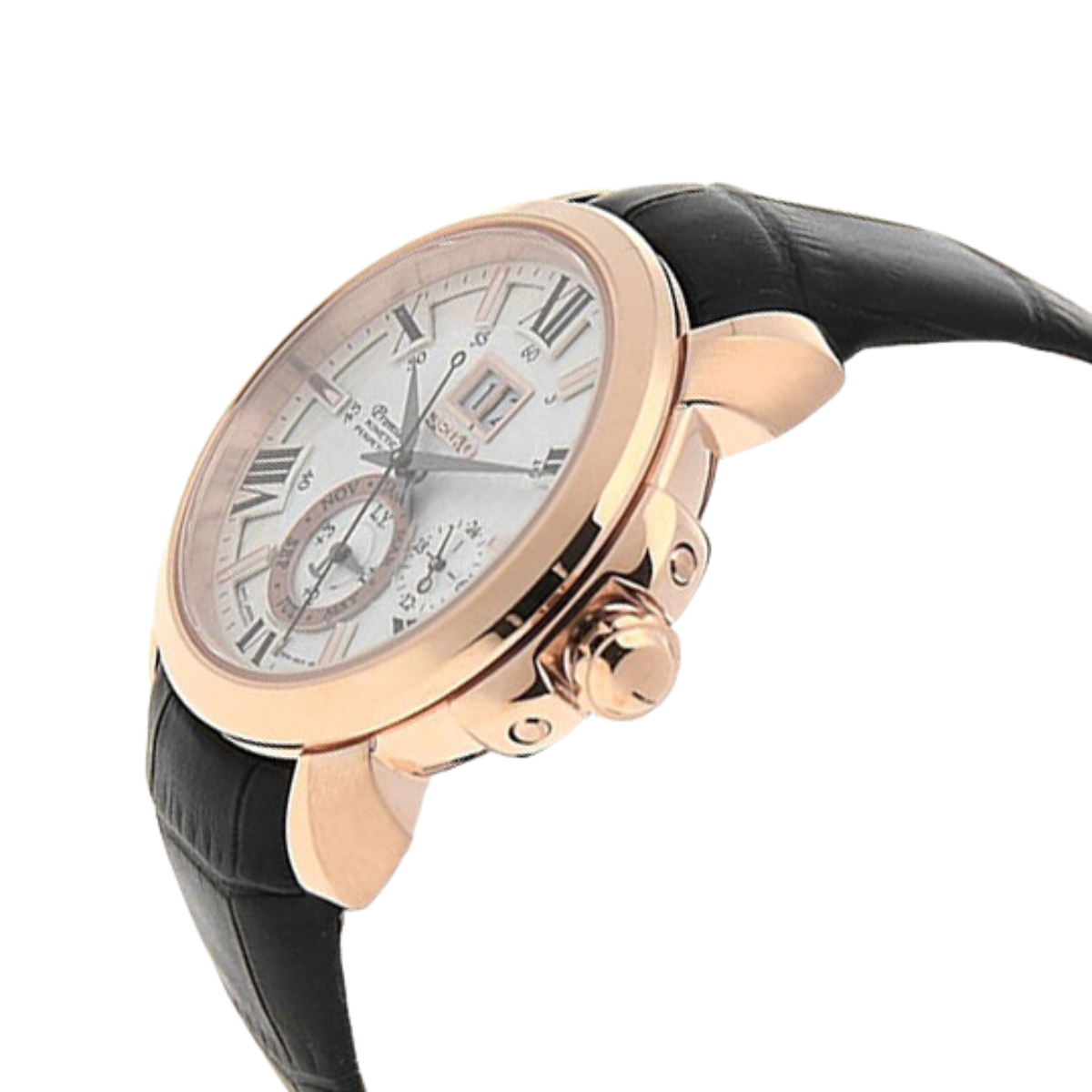 นาฬิกา SEIKO Premier Kinetic Perpetual Calendar Men's Watch รุ่น SNP150 SNP150P SNP150P1