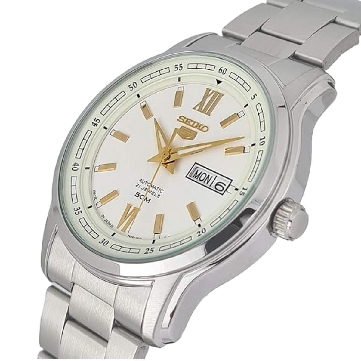 นาฬิกา SEIKO 5 Series 21 Jewels Men's Watch รุ่น SNKP15 SNKP15K SNKP15K1 Automatic
