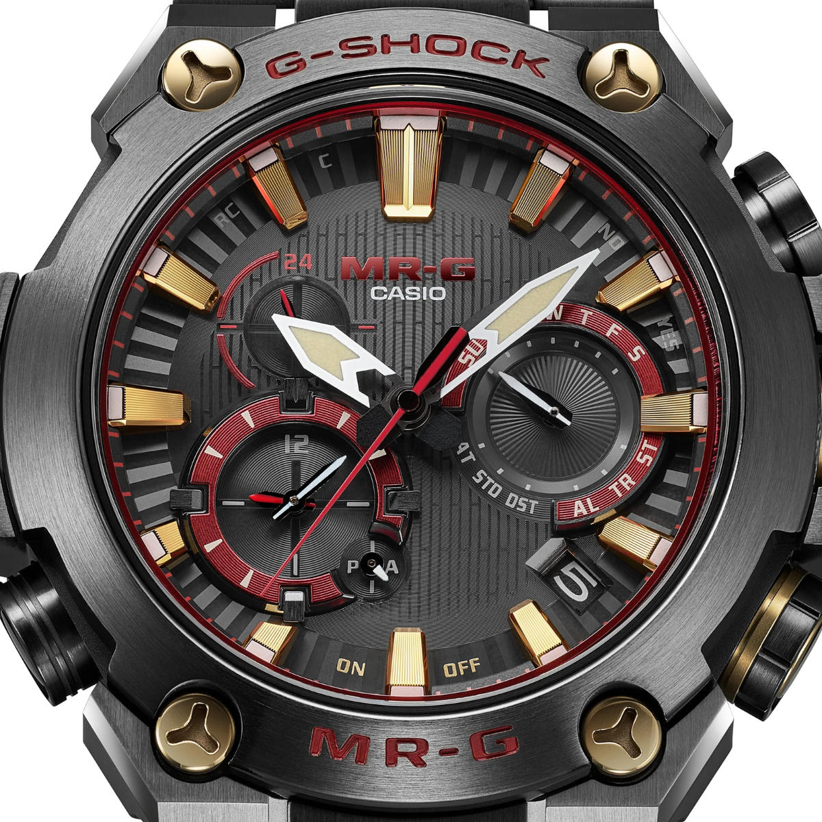 นาฬิกา G-SHOCK ซีรีส์ MR-G 'AKA-ZONAE' รุ่น MRG-G1000B-1A4 Solar