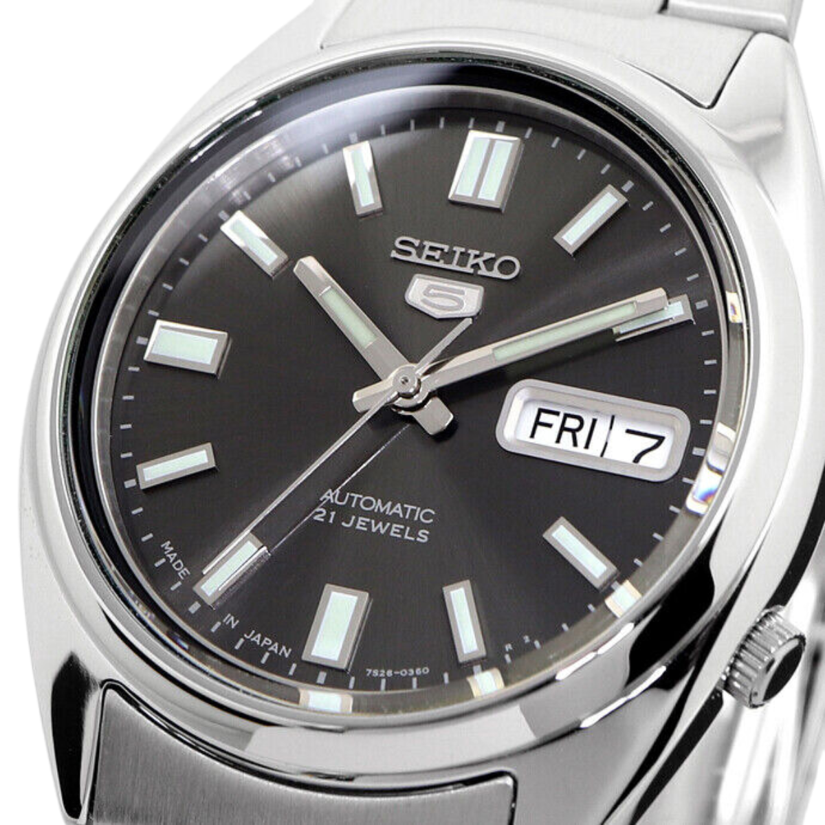 นาฬิกา SEIKO 5 Series 21 Jewels Men's Watch รุ่น SNXS79 SNXS79K SNXS79K1 Automatic