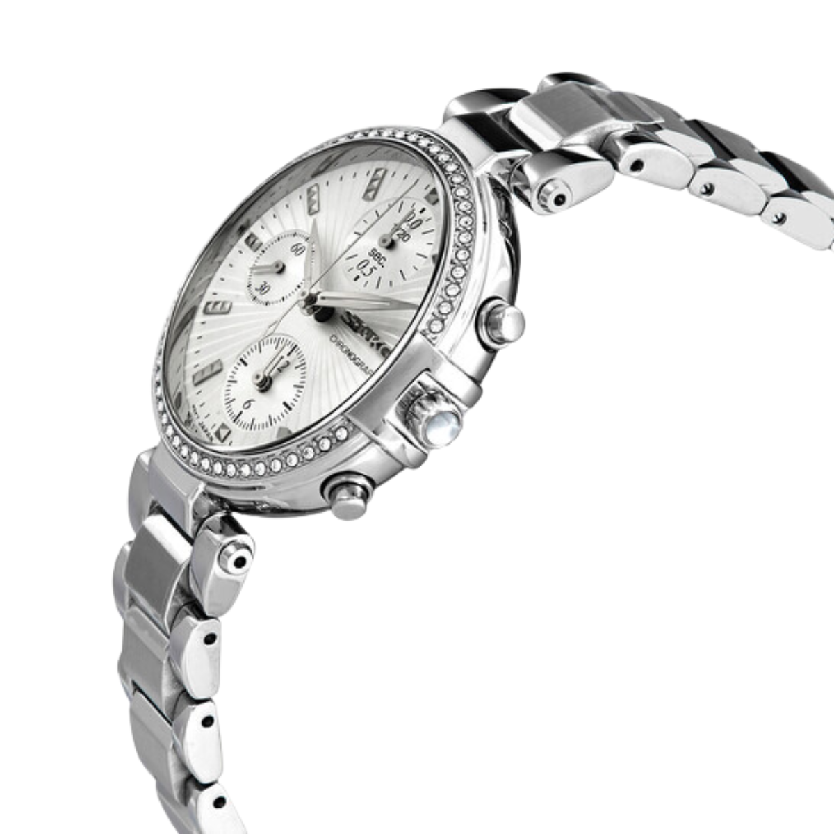 นาฬิกา SEIKO Chronograph Diamond Women's Watch รุ่น SNDV41 SNDV41P SNDV41P1 Quartz