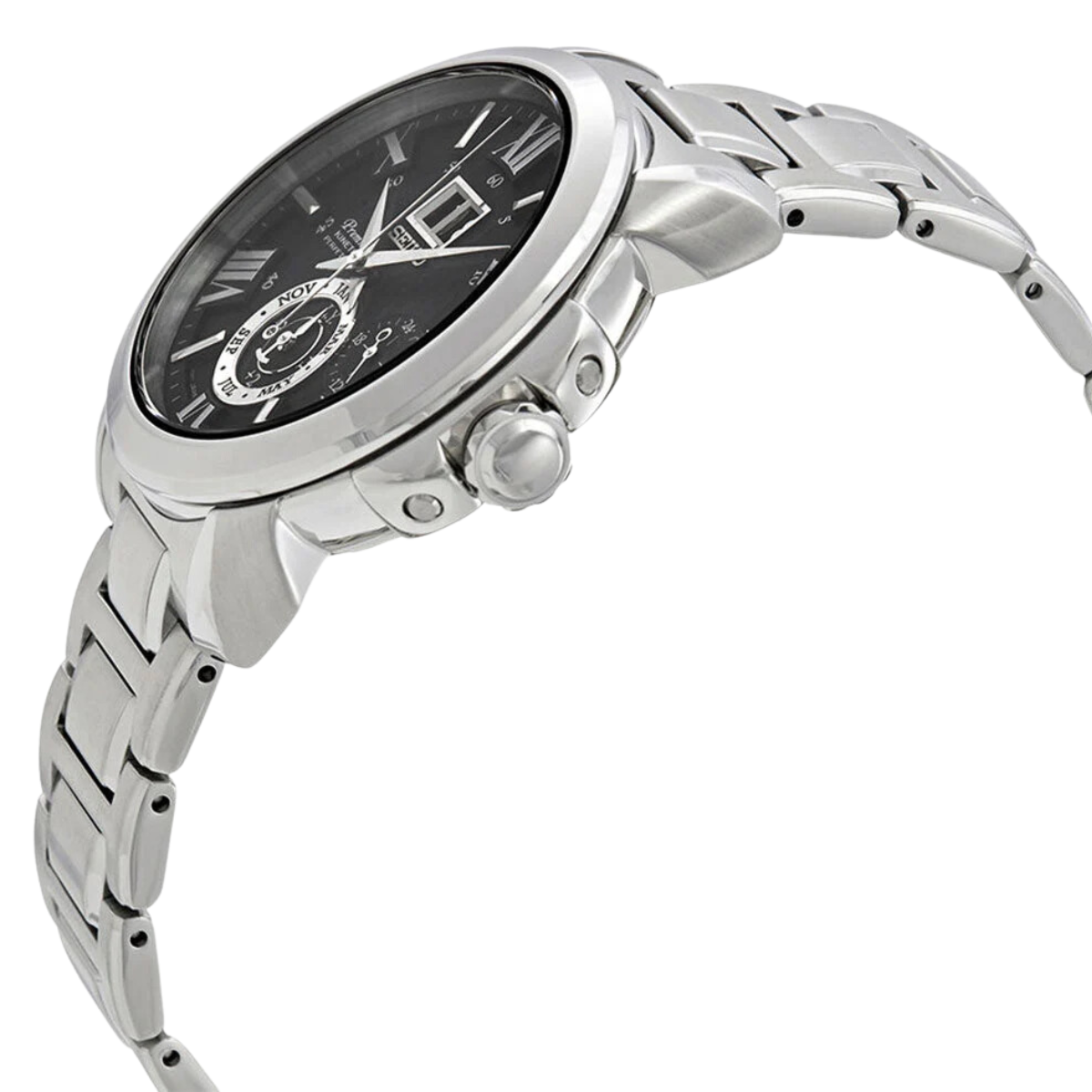 นาฬิกา SEIKO Premier Kinetic Perpetual Calendar Men's Watch รุ่น SNP141 SNP141P SNP141P1