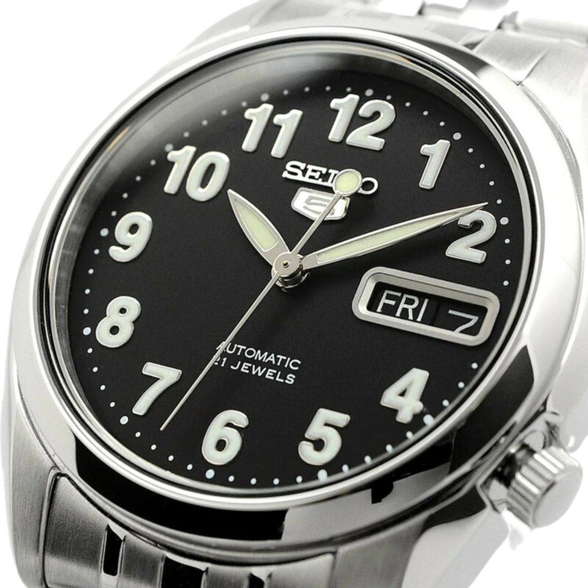 นาฬิกา SEIKO 5 Series 21 Jewels Men's Watch รุ่น SNK381 SNK381K SNK381K1 Automatic