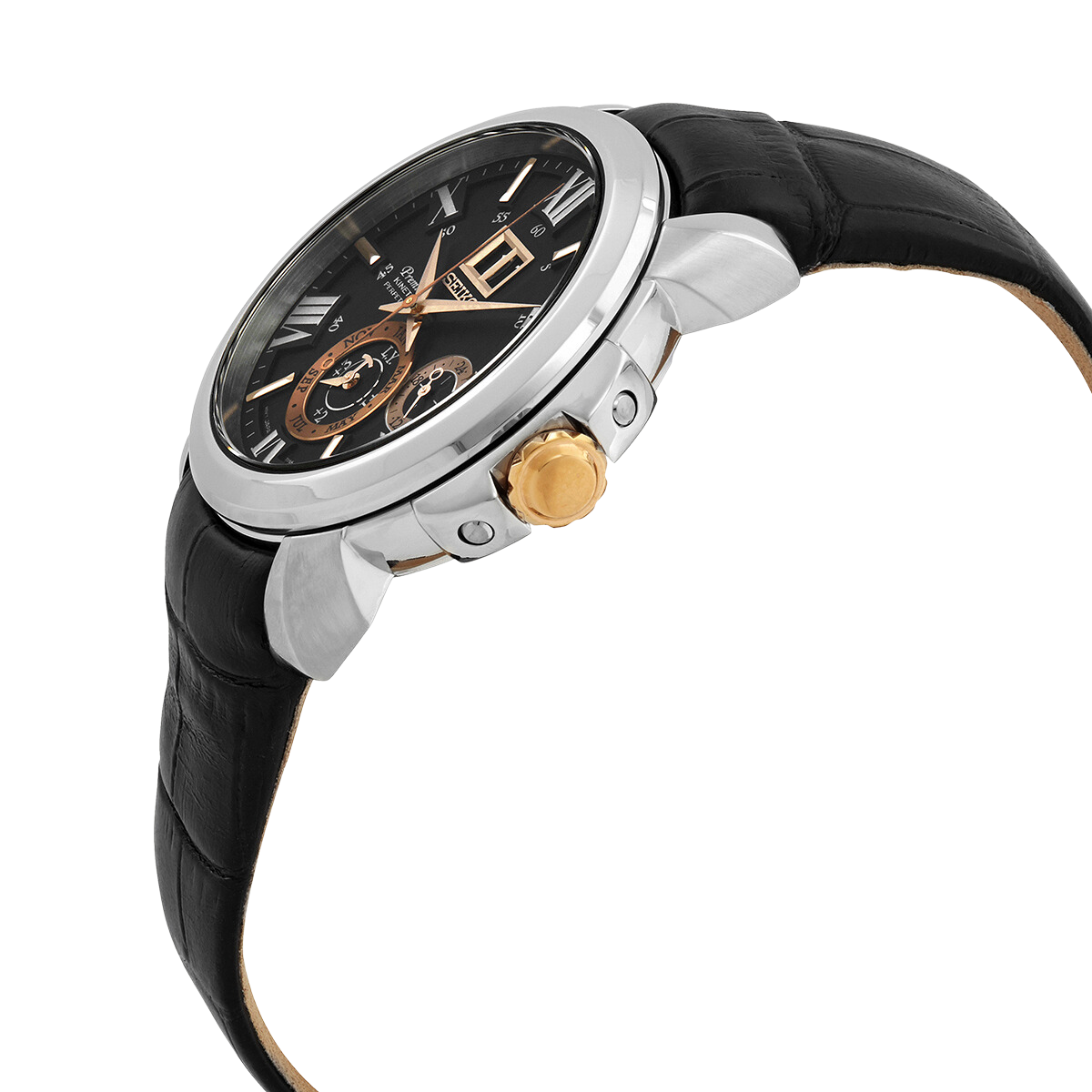 นาฬิกา SEIKO Premier Kinetic Perpetual Calendar Men's Watch รุ่น SNP149 SNP149P SNP149P2