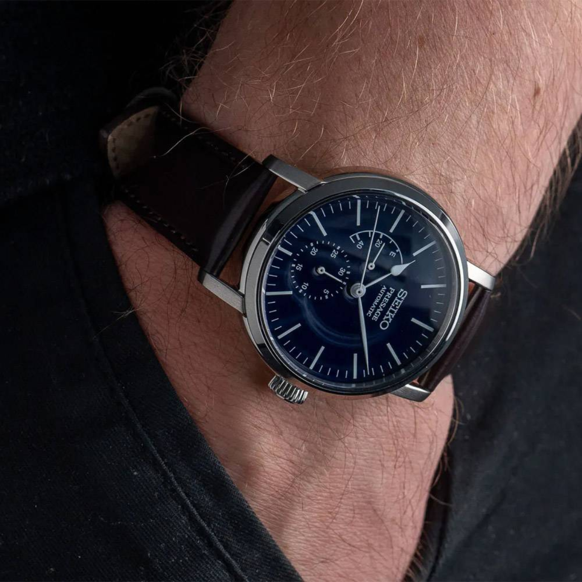 นาฬิกา SEIKO Presage RIKI STEEL CLOCK Enamel Men's Watch รุ่น SPB163 SPB163J SPB163J1 Automatic