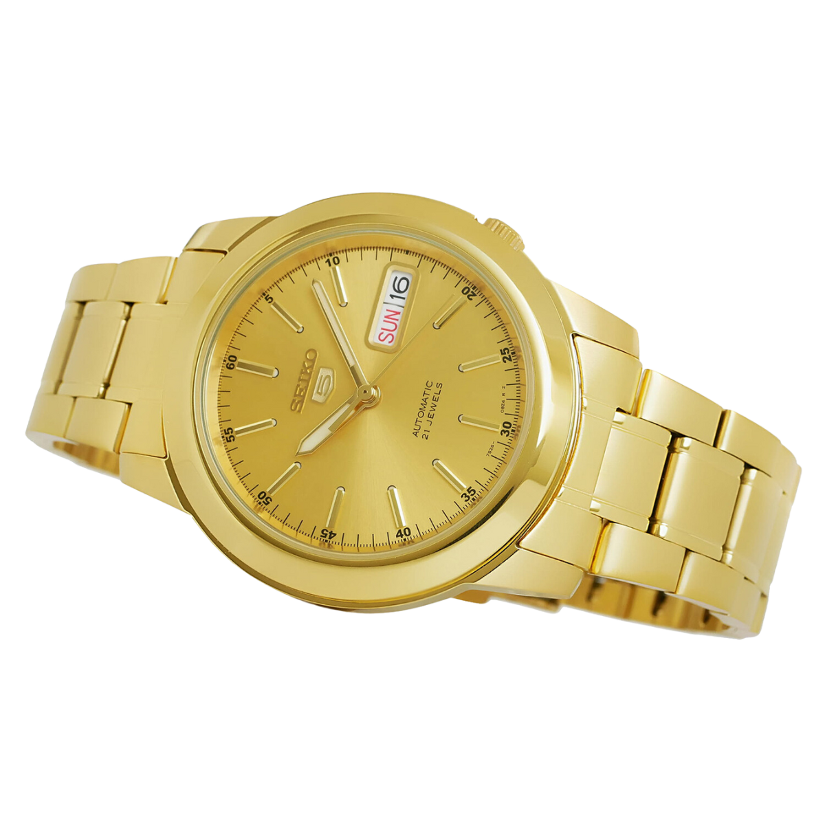 นาฬิกา SEIKO 5 Series 21 Jewels Men's Watch รุ่น SNKE56 SNKE56K SNKE56K1 Automatic