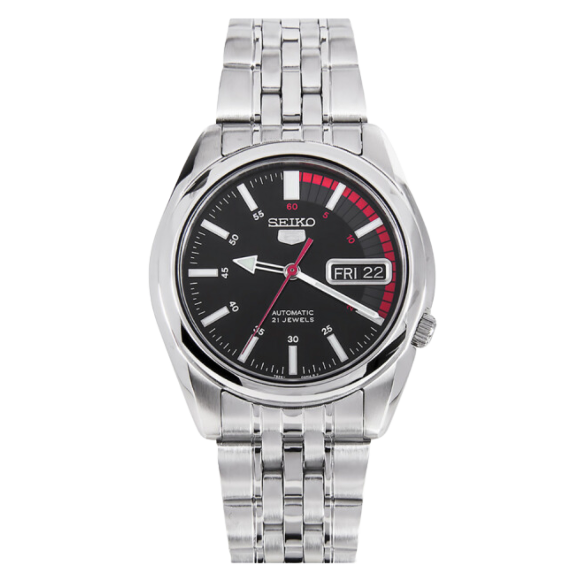 นาฬิกา SEIKO 5 Series 21 Jewels Men's Watch รุ่น SNK375 SNK375K SNK375K1 Automatic