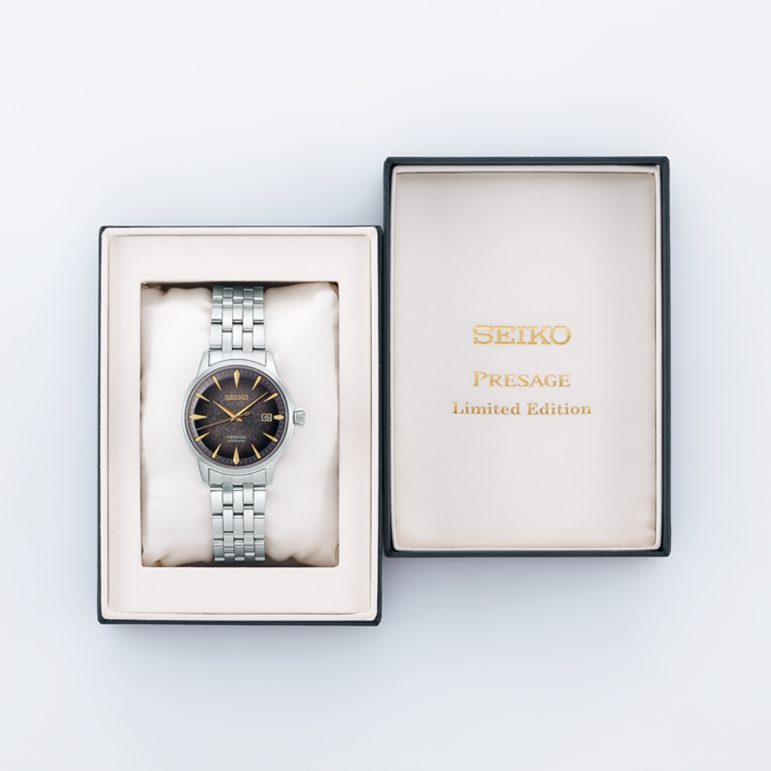 นาฬิกา SEIKO Presage Cocktail Time 'STAR BAR' รุ่น SRPK93 SRPK93J SRPK93J1 Tokyo Star Night Limited Edition of 9,000 Pcs.