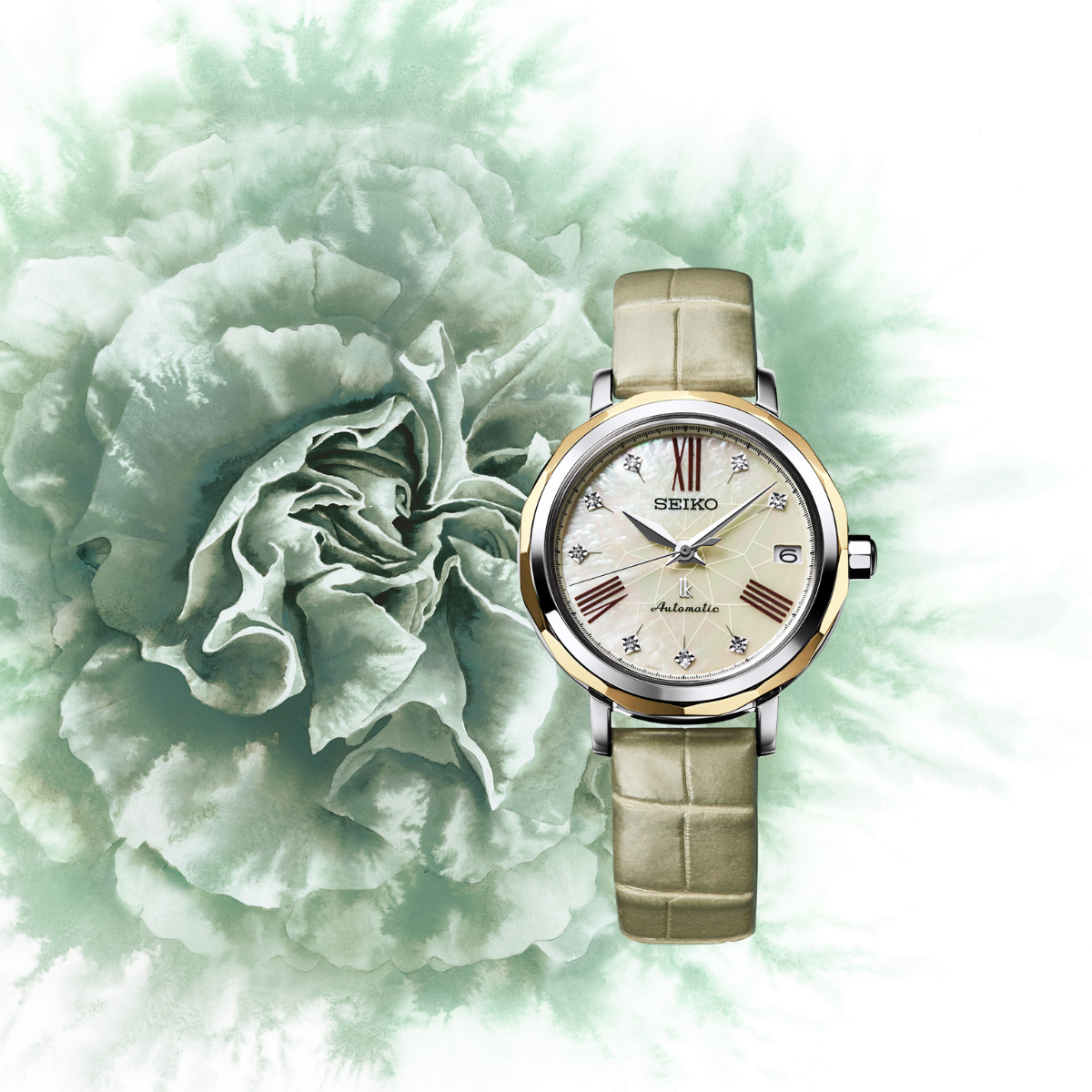 นาฬิกา SEIKO LUKIA 'Aoshiro-tsurubami' Japanese Beauty from ginza Women's Watch รุ่น SPB138 SPB138J SPB138J1 Automatic
