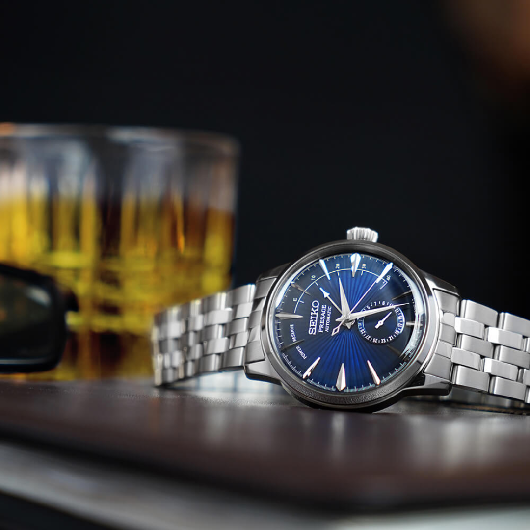นาฬิกา SEIKO Presage Cocktail Time 'Blue Moon' Men's Watch รุ่น SSA347 SSA347J SSA347J1 Automatic