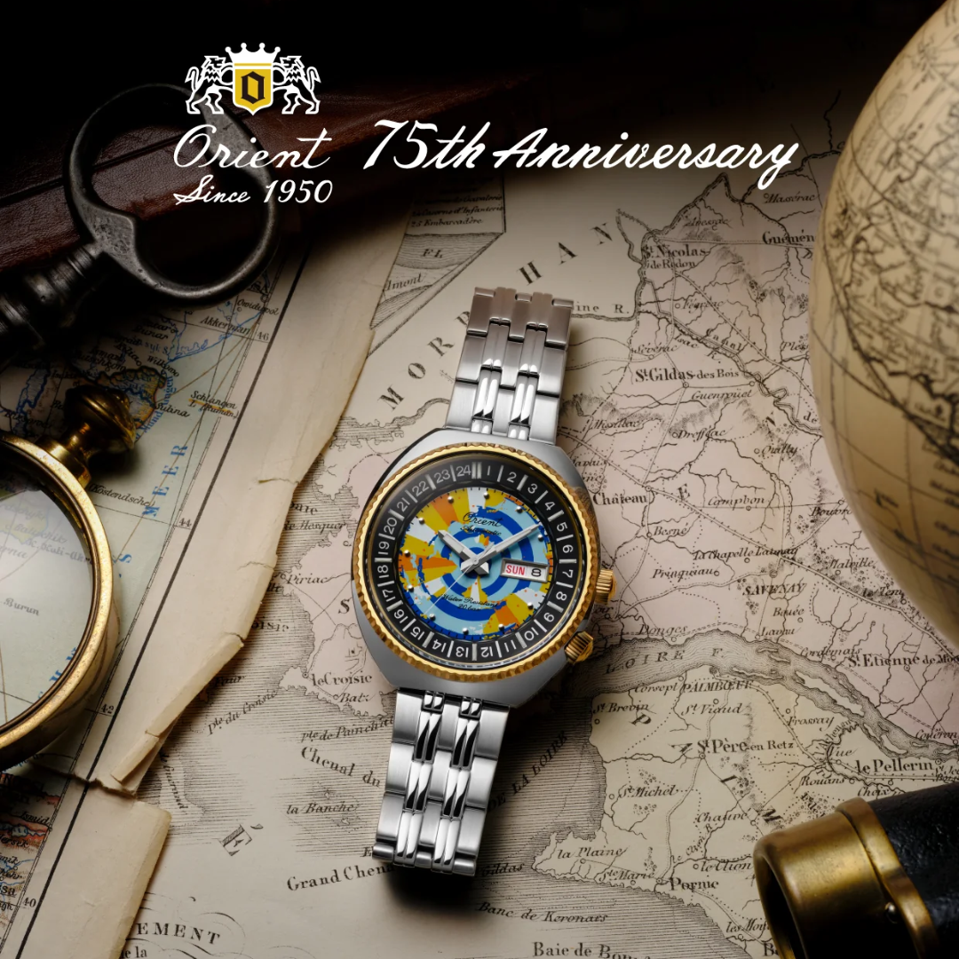 นาฬิกา ORIENT Mechanical Revival รุ่น RA-AA0E08Y World Map 75th Anniversary Limited Edition 1,500 Pcs.