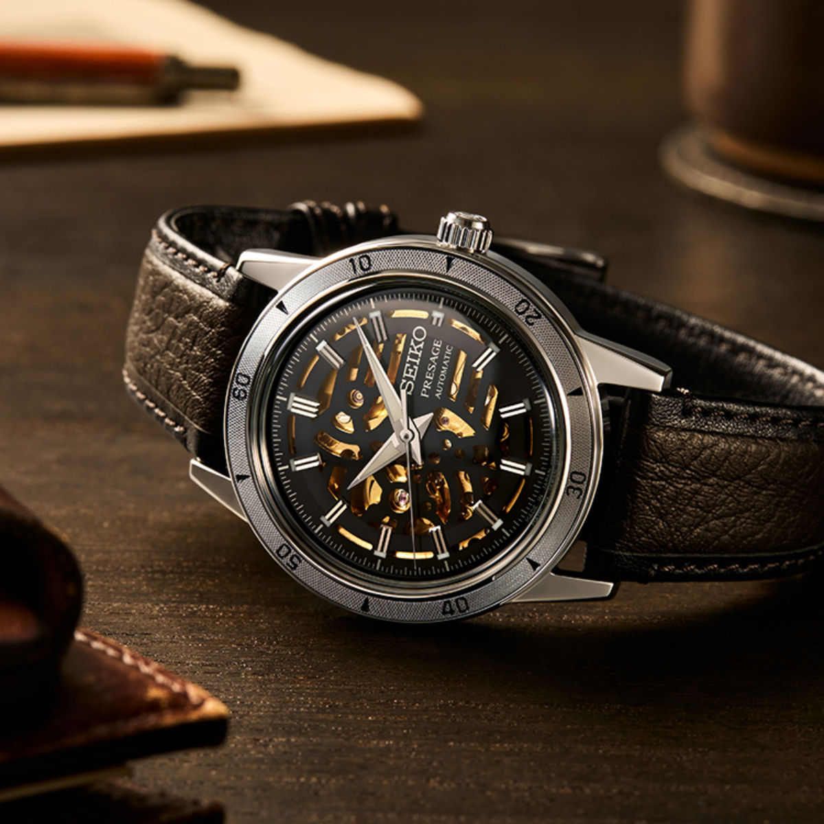 นาฬิกา SEIKO Presage Style 60s ‘Elegant yet Rugged’ รุ่น SSA461 SSA461J SSA461J1 Biker style