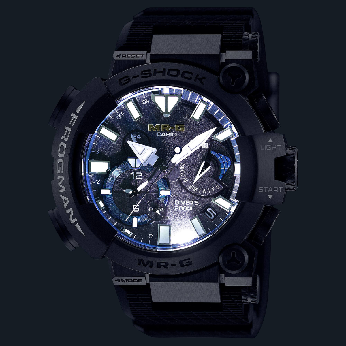 นาฬิกา G-SHOCK ซีรีส์ MR-G FROGMAN รุ่น MRG-BF1000R-1A Solar