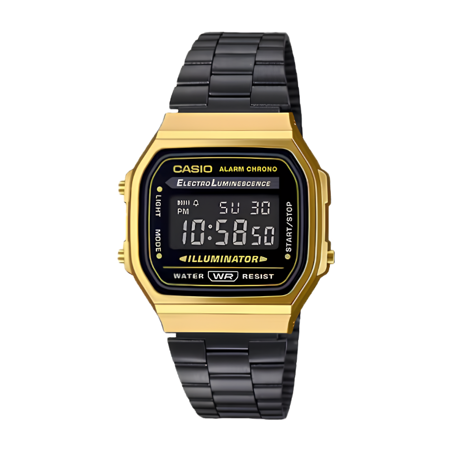 นาฬิกา Casio Vintage รุ่น A168WEGB-1B