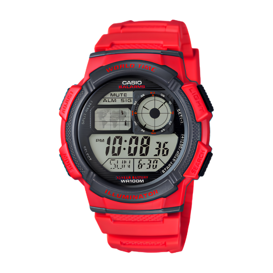 นาฬิกา Casio World Time รุ่น AE-1000W-4A