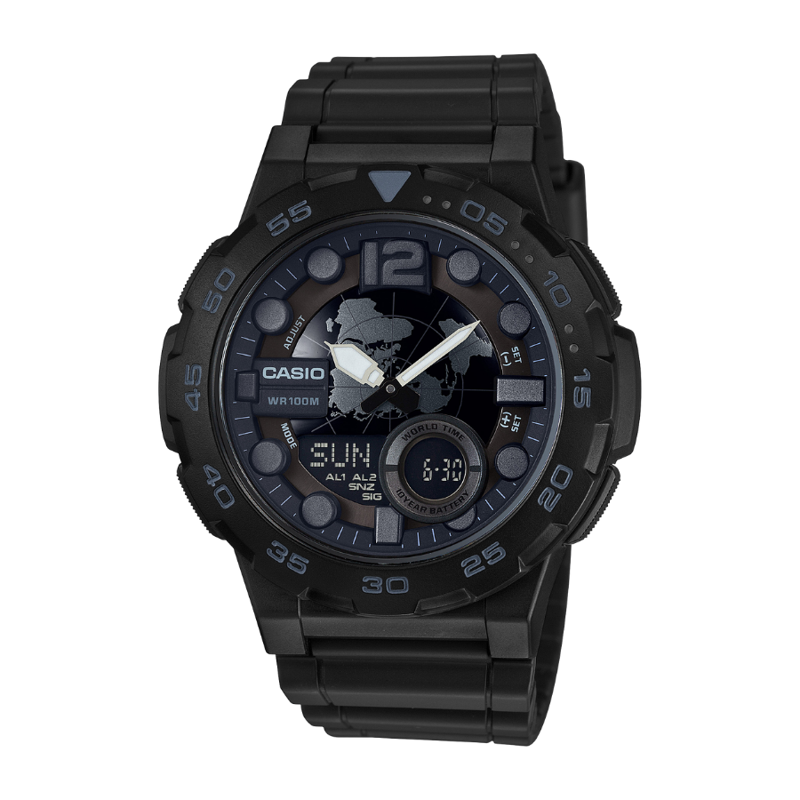 นาฬิกา Casio Analog-Digital รุ่น AEQ-100W-1B