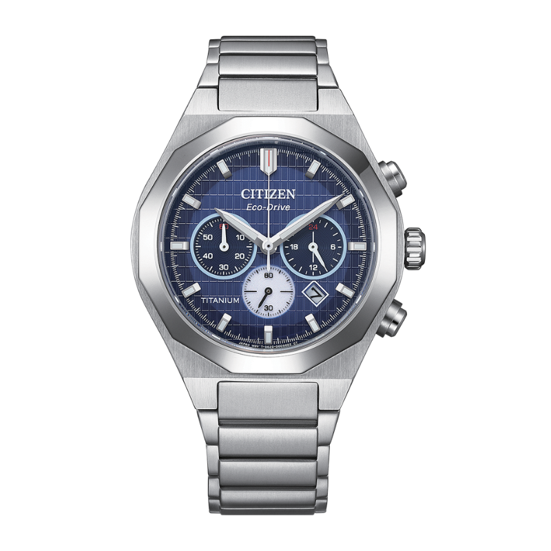 นาฬิกา CITIZEN Zenshin Chrono รุ่น CA4691-59L Super Titanium Eco-Drive