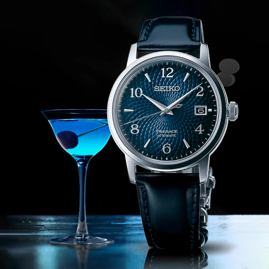 นาฬิกา SEIKO Presage Cocktail Time 'Old Clock' Men's Watch รุ่น SRPE43 SRPE43J SRPE43J1 Automatic
