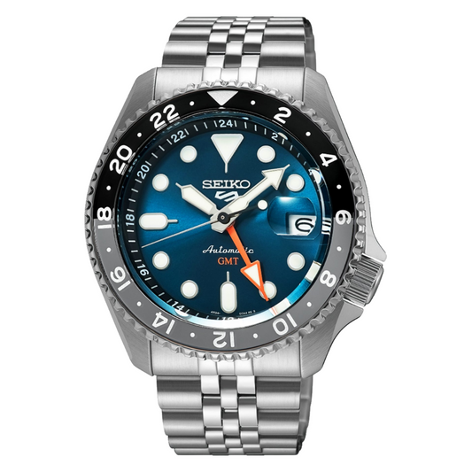 นาฬิกา SEIKO 5 Sports GMT รุ่น SSK045 SSK045K SSK045K1 'Velocity Blue' Vintage Car Special Edition