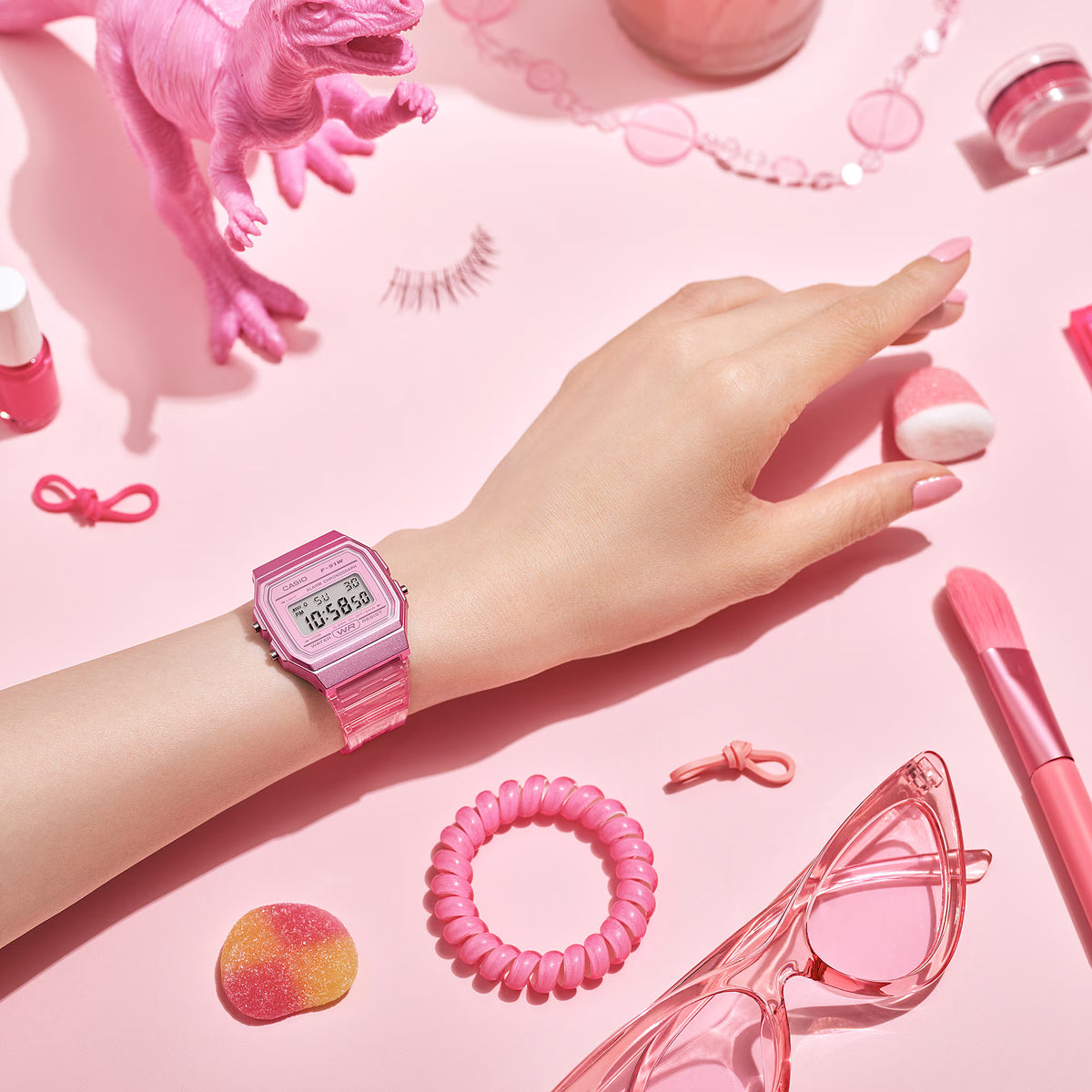 นาฬิกาผู้หญิง Casio Pop รุ่น F-91WS-4