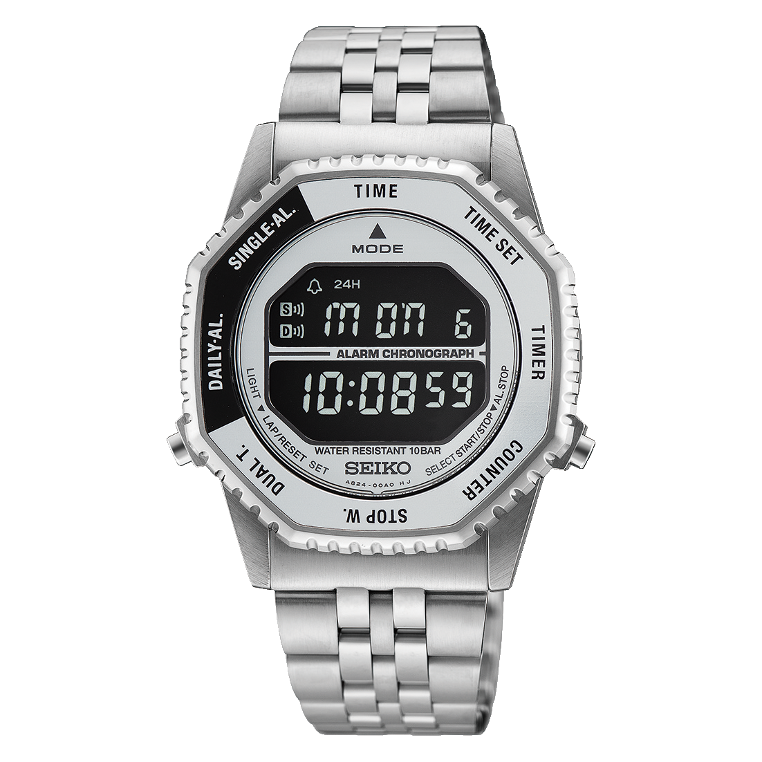 นาฬิกา SEIKO Rotocall รุ่น HFL002 HFL002P HFL002P1 Digital Watch