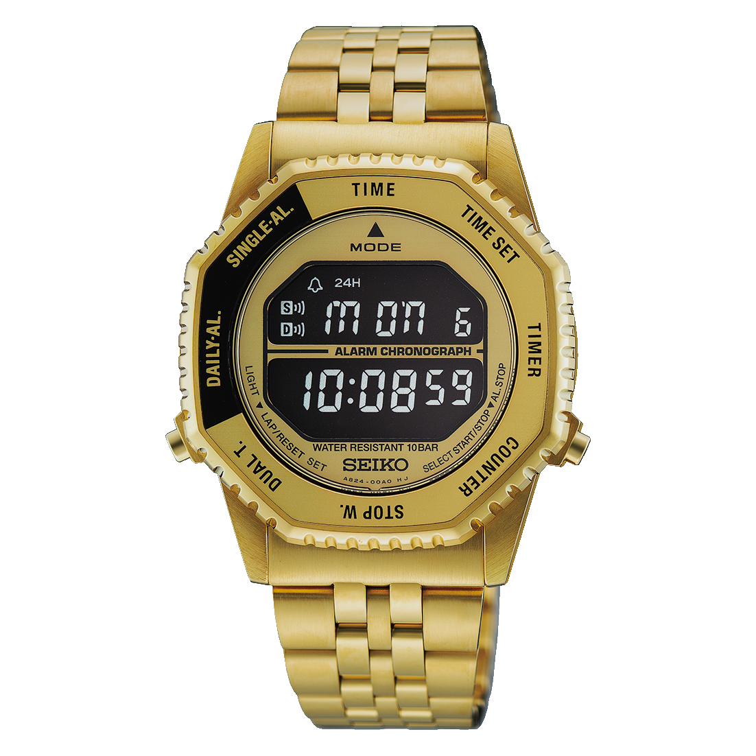 นาฬิกา SEIKO Rotocall รุ่น HFL003 HFL003P HFL003P1 Digital Watch