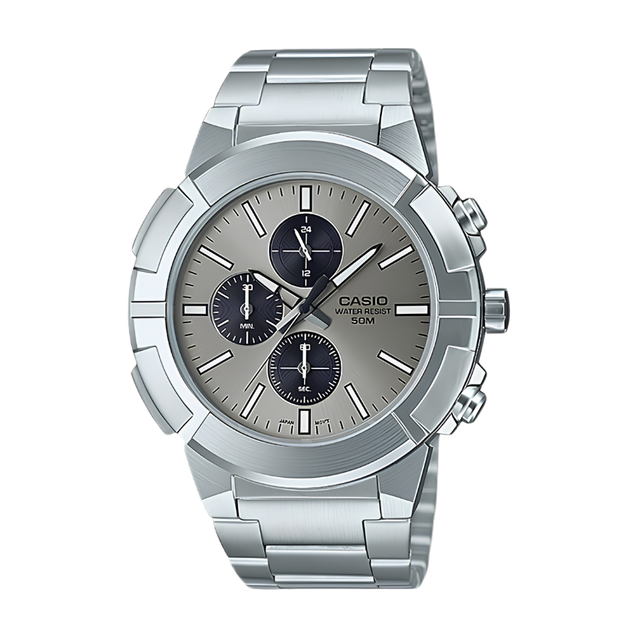 นาฬิกา Casio Chronograph รุ่น MTP-E501D-8A