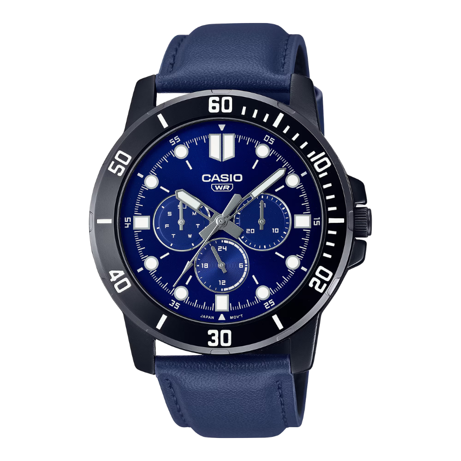 นาฬิกา Casio Chronograph รุ่น MTP-VD300BL-2E