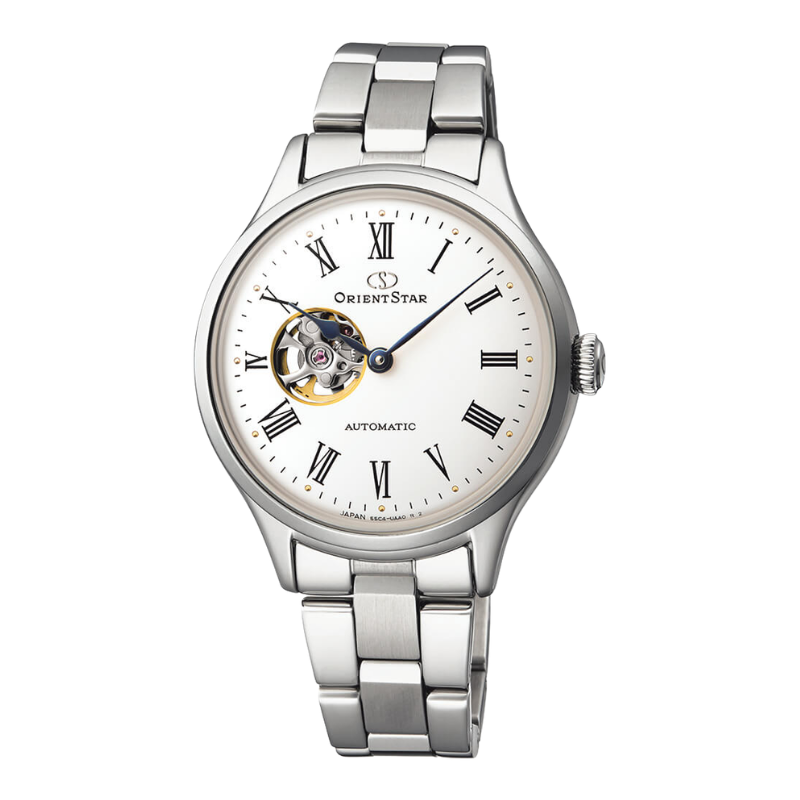 นาฬิกาผู้หญิง ORIENT STAR Classic รุ่น RE-ND0002S Semi Skeleton Ladies' Watch