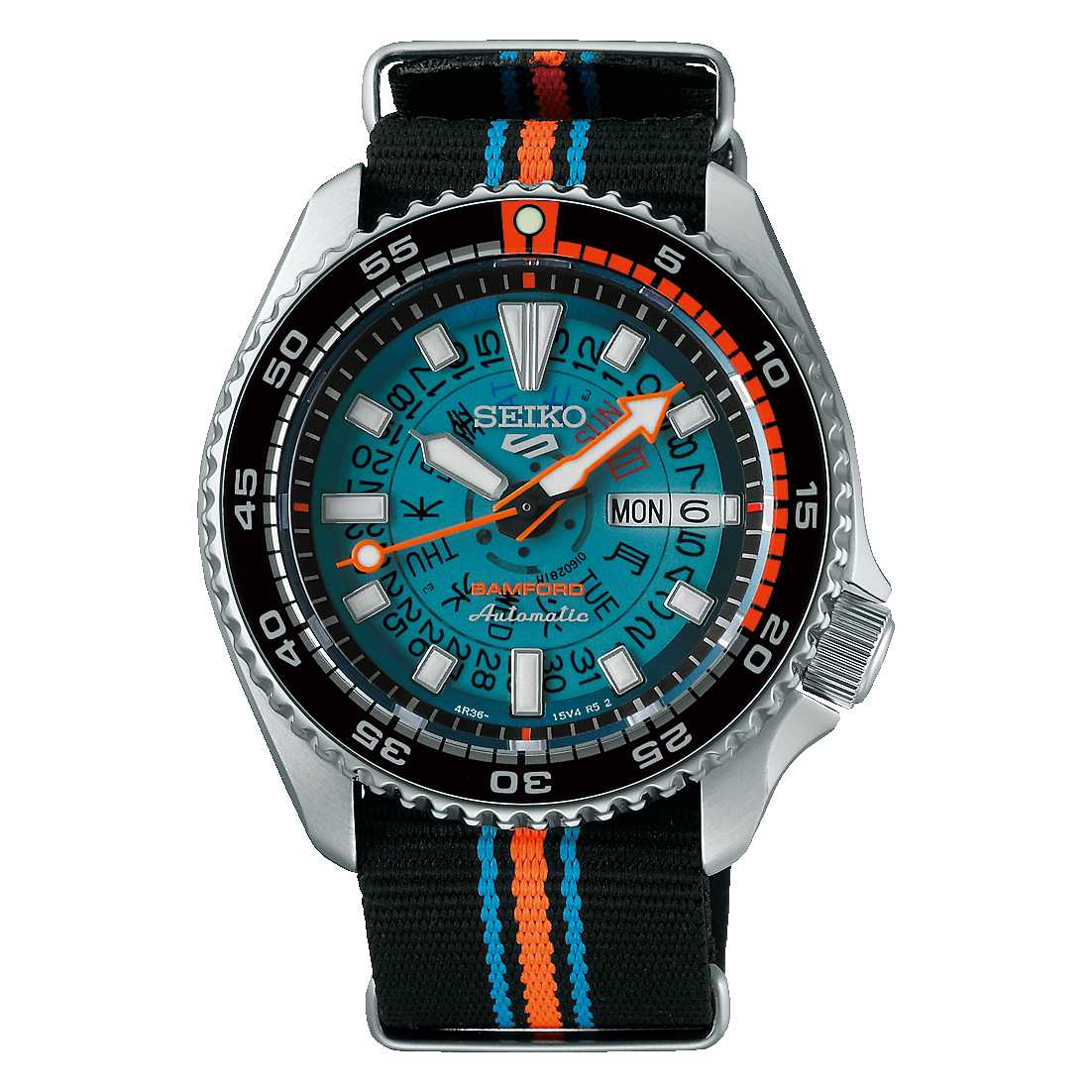 นาฬิกา SEIKO 5 Sports รุ่น SRPL95 SRPL95K SRPL95K1 BAMFORD Limited Edition 2,025 Pcs.