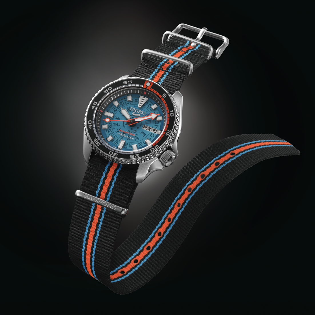 นาฬิกา SEIKO 5 Sports รุ่น SRPL95 SRPL95K SRPL95K1 BAMFORD Limited Edition 2,025 Pcs.