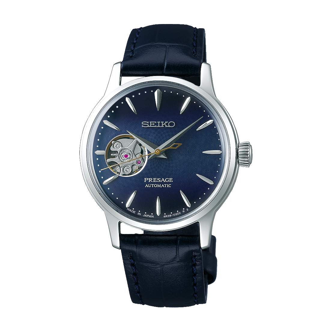 นาฬิกาผู้หญิง SEIKO Presage Cocktail Time รุ่น SSA785 SSA785J SSA785J1 'Blue Moon' Automatic Women's Watch