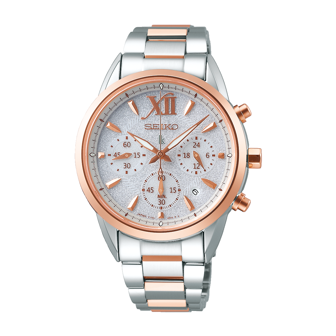นาฬิกาผู้หญิง SEIKO LUKIA รุ่น SSC828 SSC828J SSC828J1 Solar Chronograph Women's Watch