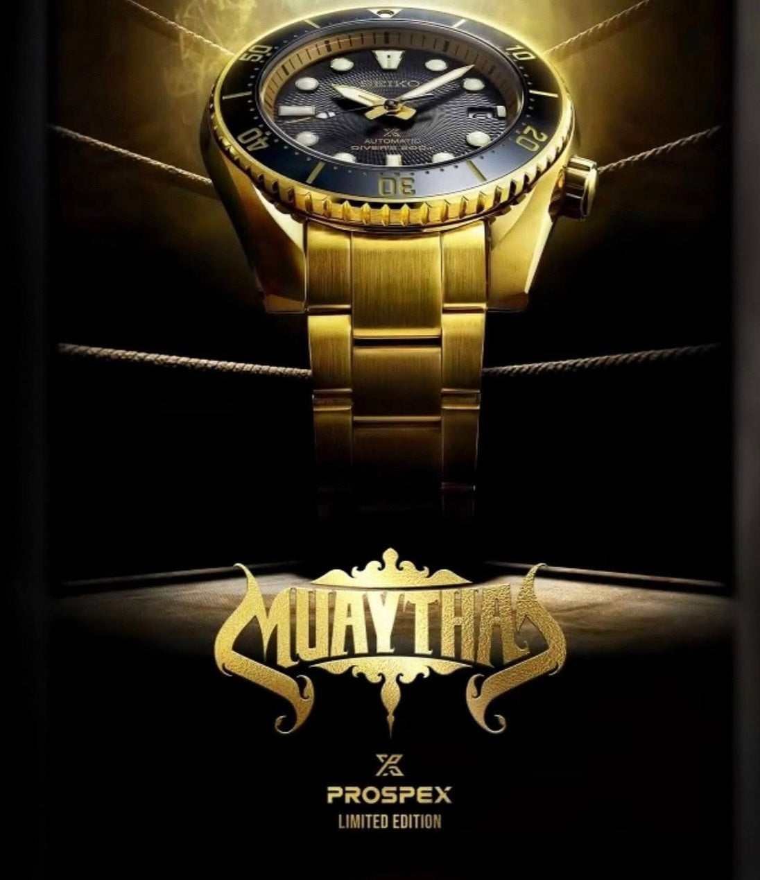 นาฬิกา SEIKO Prospex King Sumo รุ่น SPB536 SPB536J SPB536J1 Muay Thai Limited Edition of 500 Pcs.