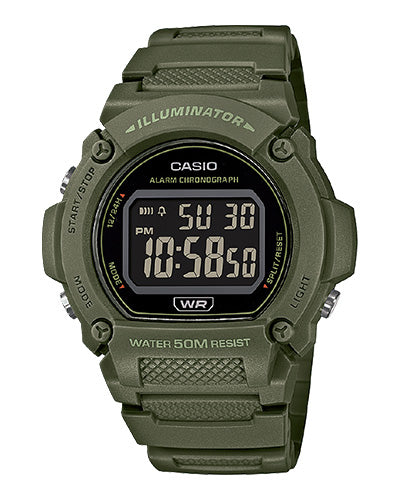 นาฬิกา คาสิโอ W-219HC-3B, Casio Digital W-219HC-3B