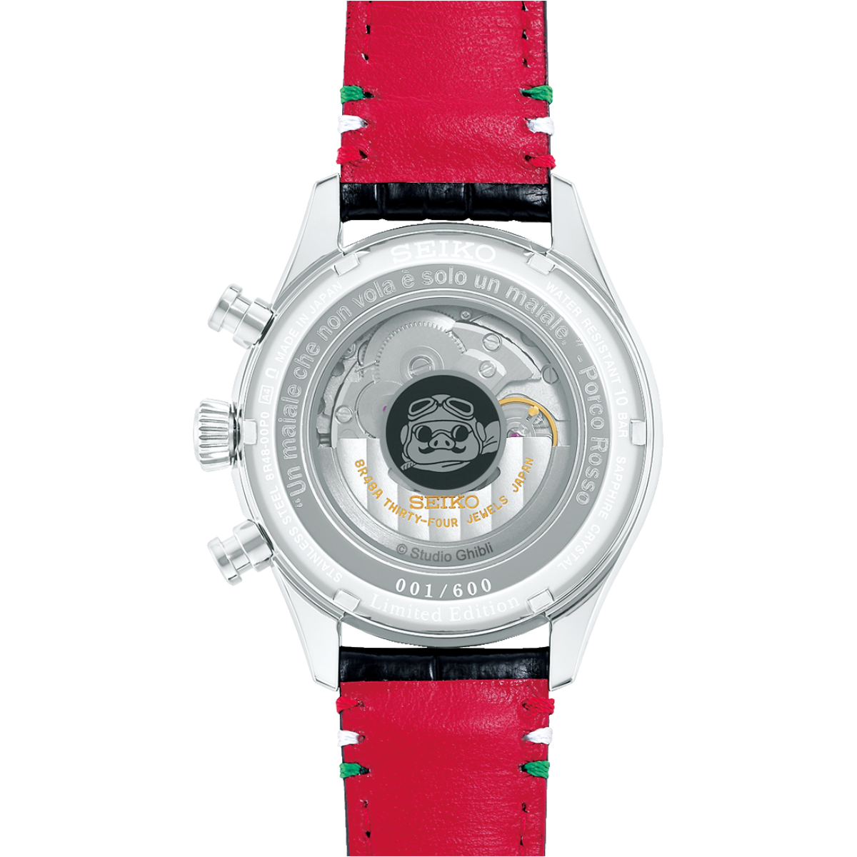 นาฬิกา SEIKO Presage Studio Ghibli 'PORCO ROSSO' Collaboration Limited Edition รุ่น SRQ033 SRQ033J SRQ033J1 (SARKJ0171) Automatic