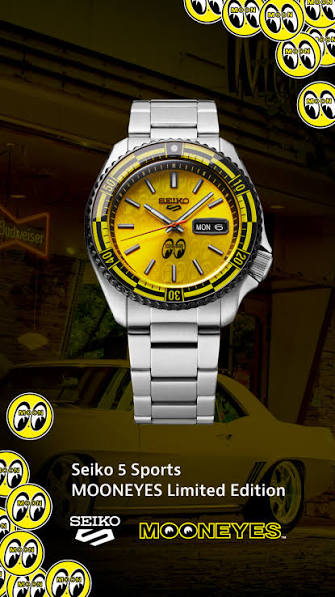 นาฬิกา SEIKO 5 Sports รุ่น SRPL39 SRPL39K SRPL39K1 MOONEYES Limited Edition of 1,500 Pcs.