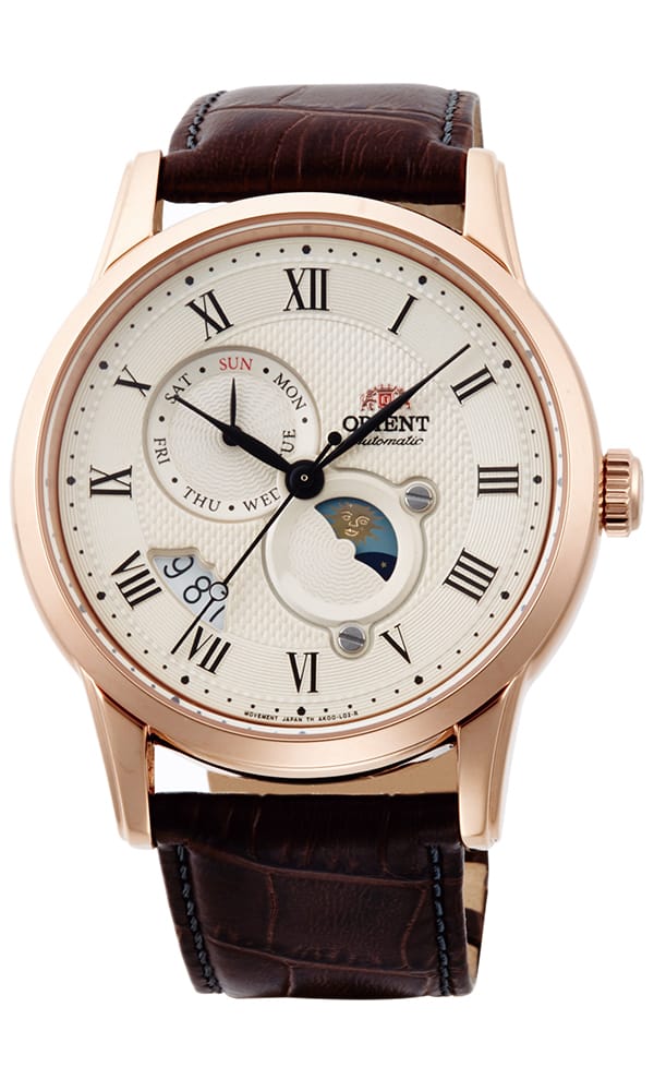 นาฬิกา ORIENT Classic รุ่น RA-AK0007S Sun & Moon Mechanical Men's watch
