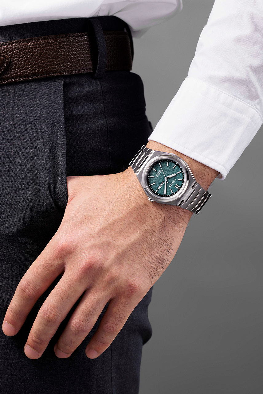 นาฬิกา CITIZEN Zenshin รุ่น AW0130-85X Super Titanium Eco-Drive
