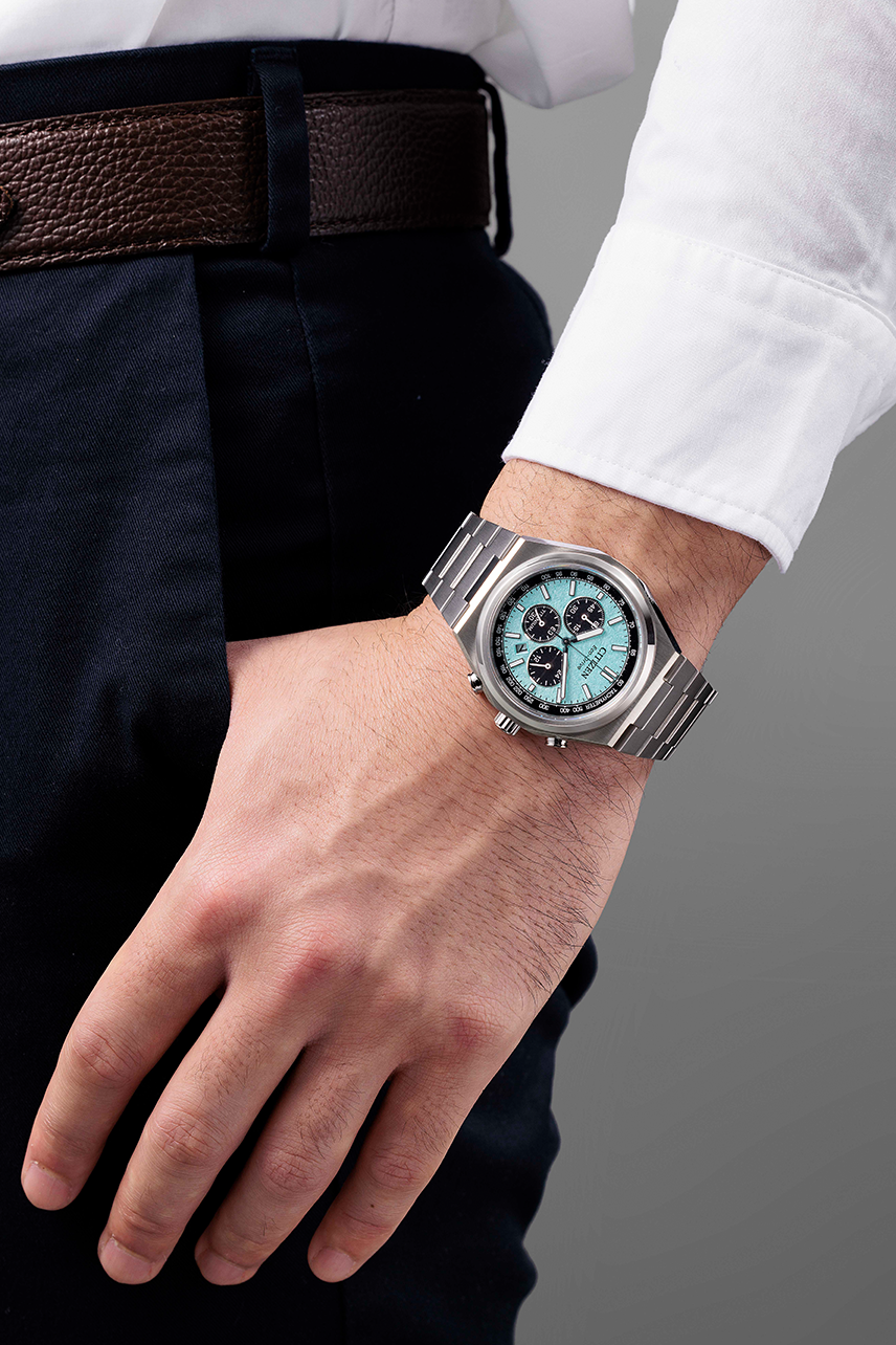 นาฬิกา CITIZEN Zenshin รุ่น CA4610-85M Chronograph Super Titanium Eco-Drive