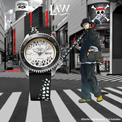 นาฬิกา SEIKO 5 Sports x ONE PIECE รุ่น SRPH63 SRPH63K SRPH63K1 'Law’ Limited Edition of 5,000 Pcs.