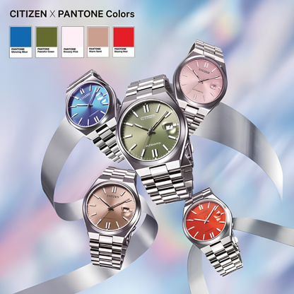 นาฬิกา CITIZEN Tsuyosa x Pantone รุ่น NJ0158-89W 'Blazing Red' Worldwide Limited 1,999 pcs.