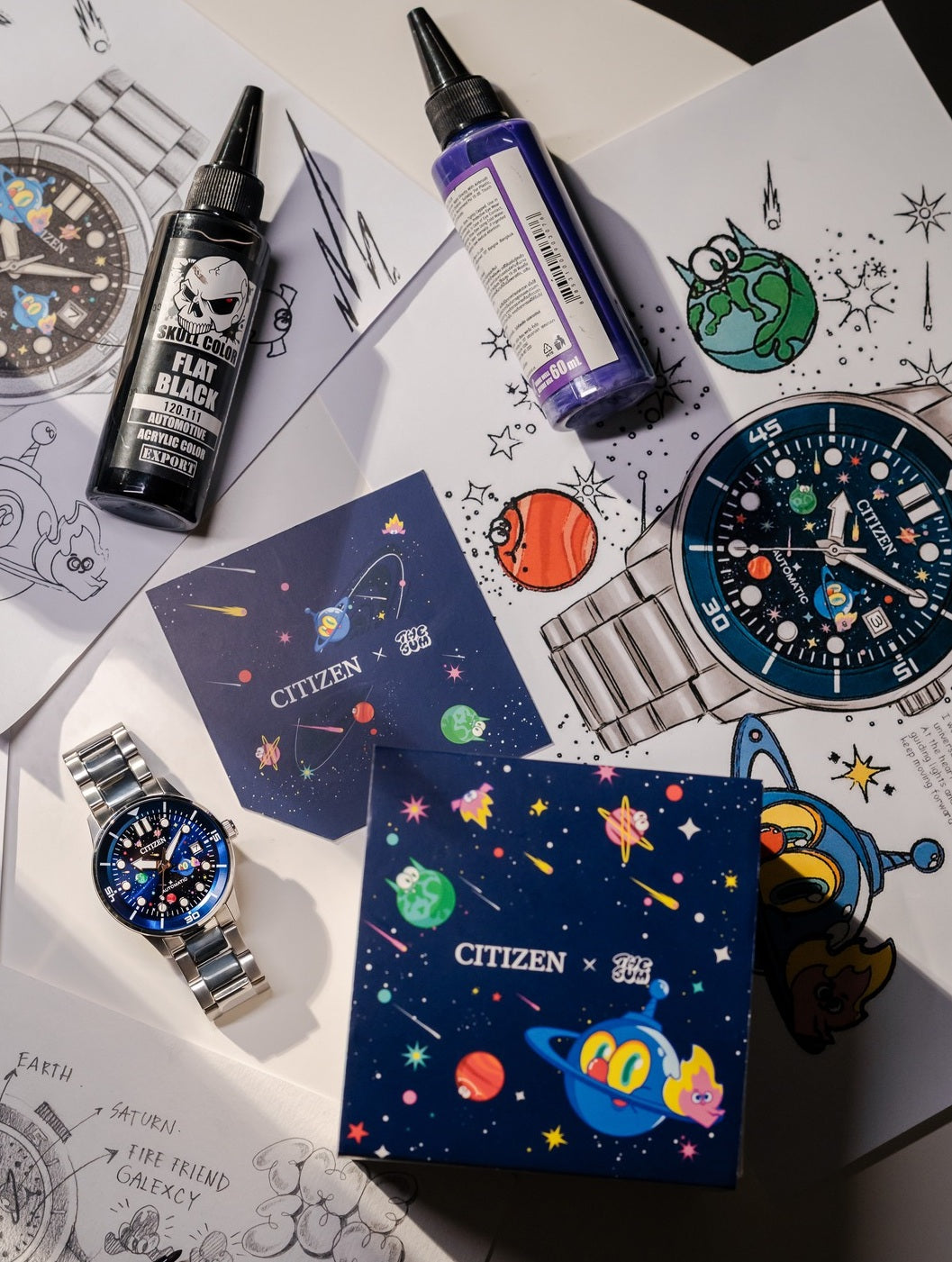 นาฬิกา CITIZEN x The Jum 'Cosmic Fire' รุ่น NJ0199-81L Thailand Limited Edition 300 Pcs.
